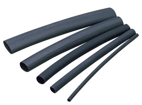 black heat shrink tubing roll