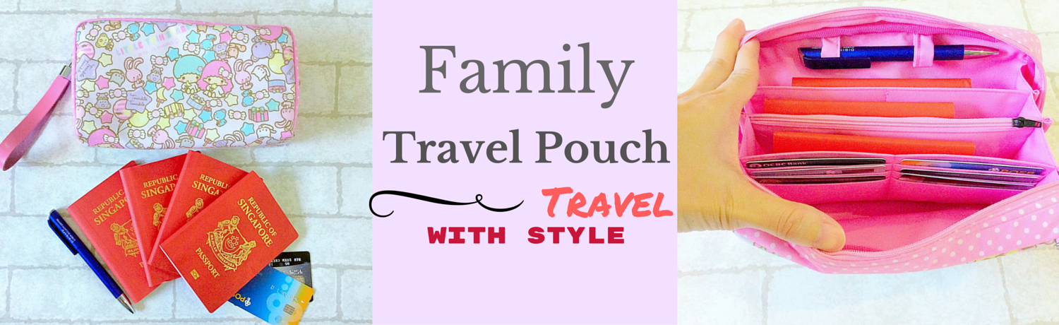 Family Passport Travel Pouch