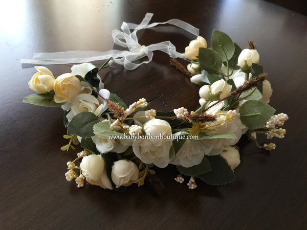 toddler floral crown