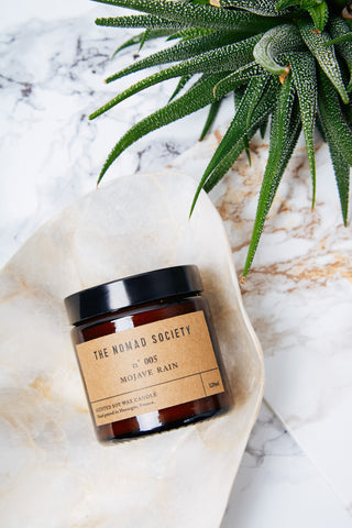 Mojave Rain by The Nomad Society handpoured wax candle Hossegor
