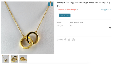100 Ways Tiffany interlocking circles