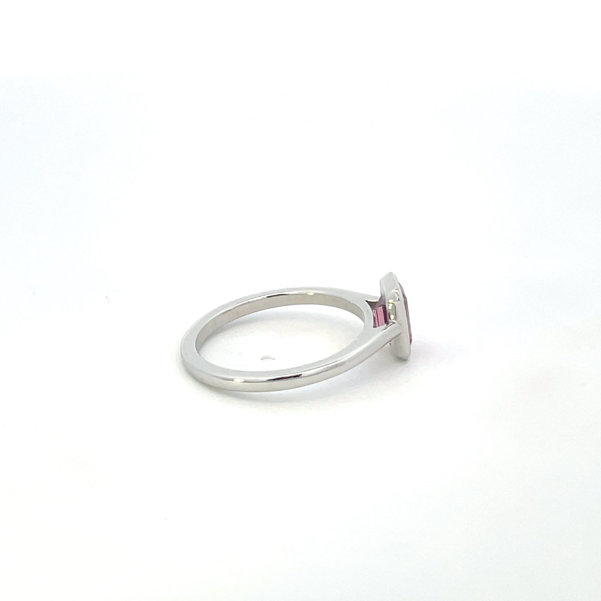 'Bespoke' Bezel Set Morganite Ring | 1.13ct | SZ 6.5 |