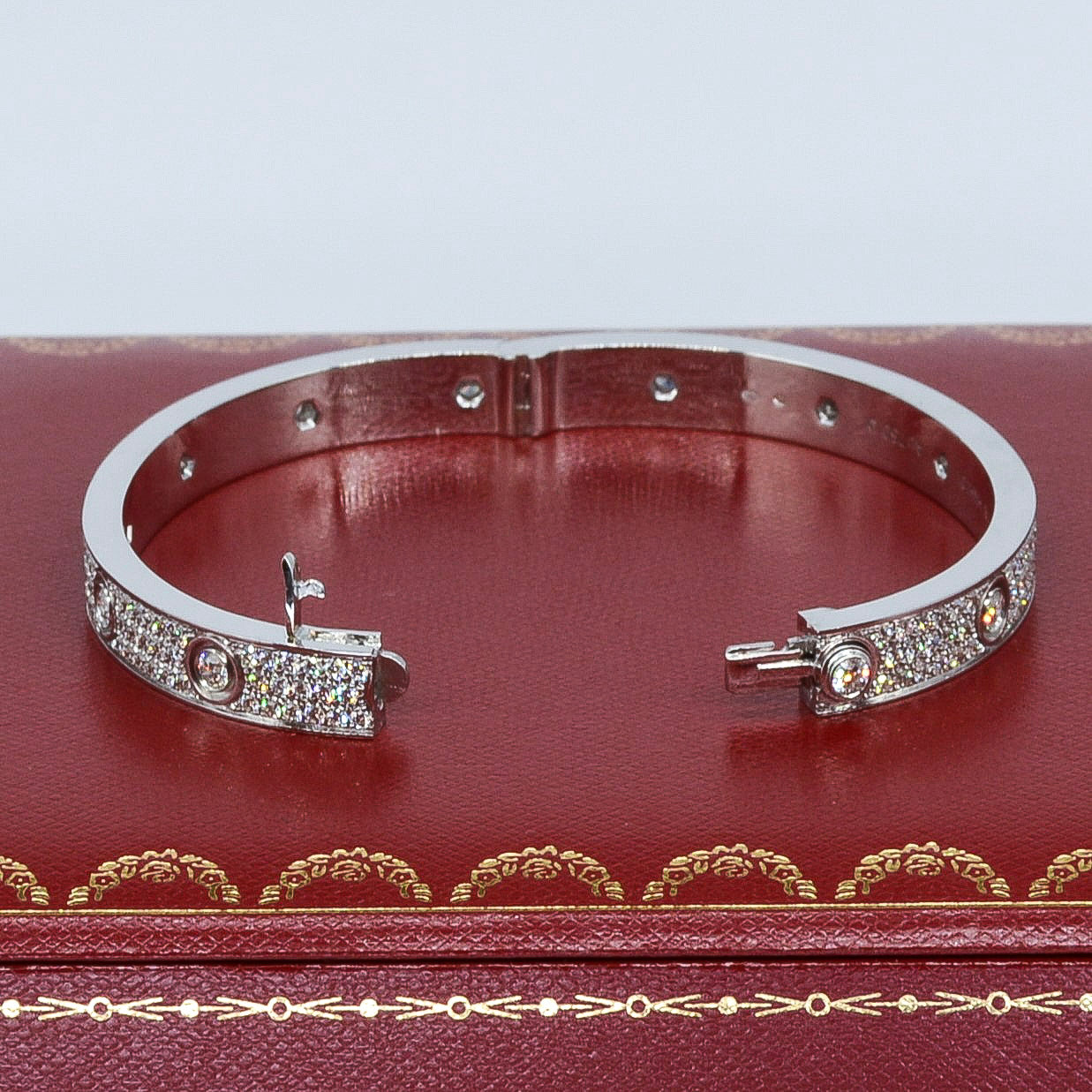 CARTIER Love Bracelet, Diamond-Paved | 3.15ctw |