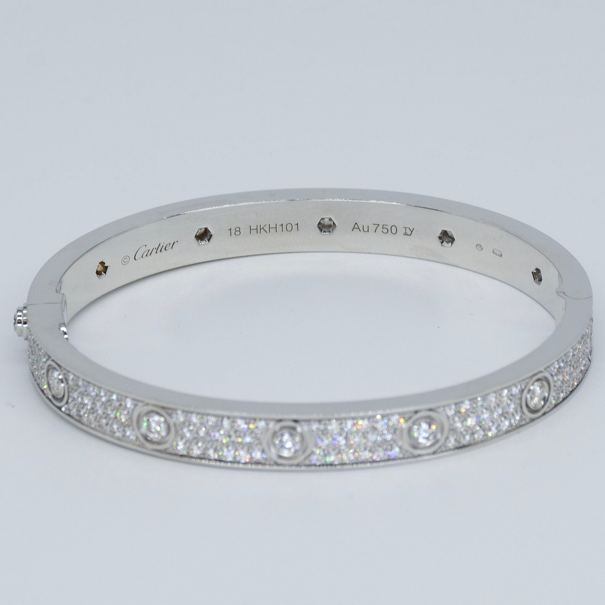 CARTIER Love Bracelet, Diamond-Paved | 3.15ctw |