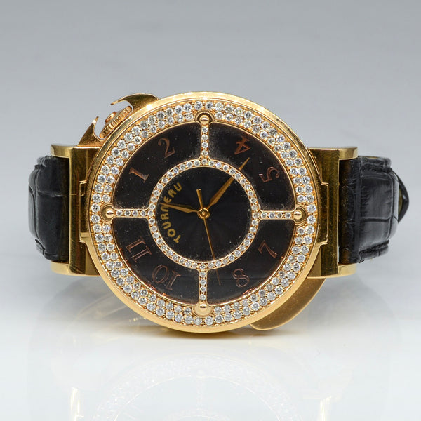 'Tourneau' Diamond Wristwatch |