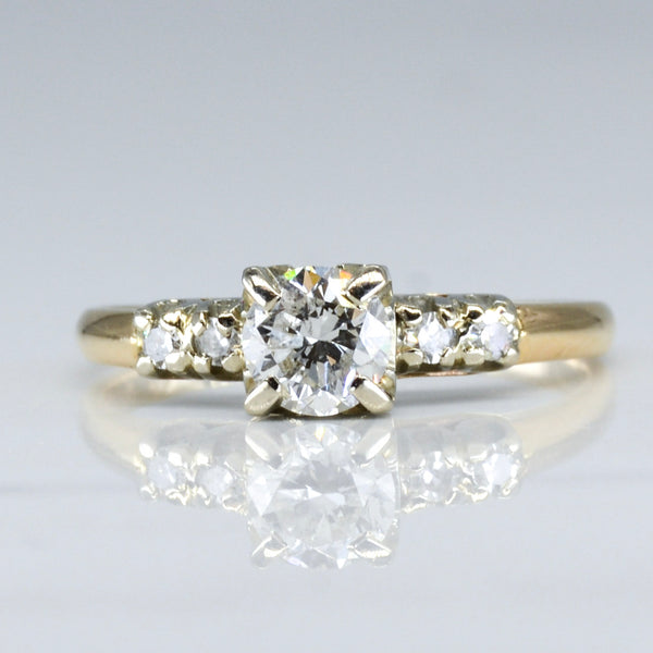 1950s Diamond Engagement Ring | 0.50ctw | SZ 5 |