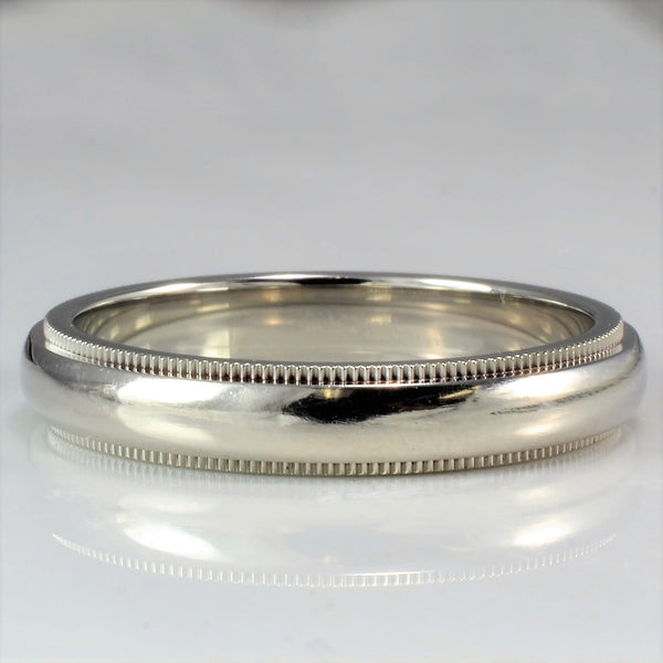 Tiffany & Co.' Milgrain Classic Wedding Band | SZ 9.75 |