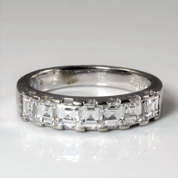 Square Step Cut Diamond Band | 1.20ctw | SZ 6 |