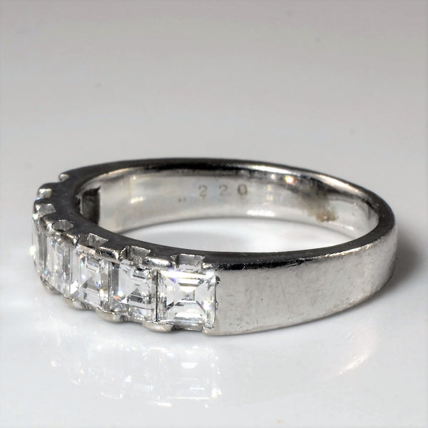 Square Step Cut Diamond Band | 1.20ctw | SZ 6 |