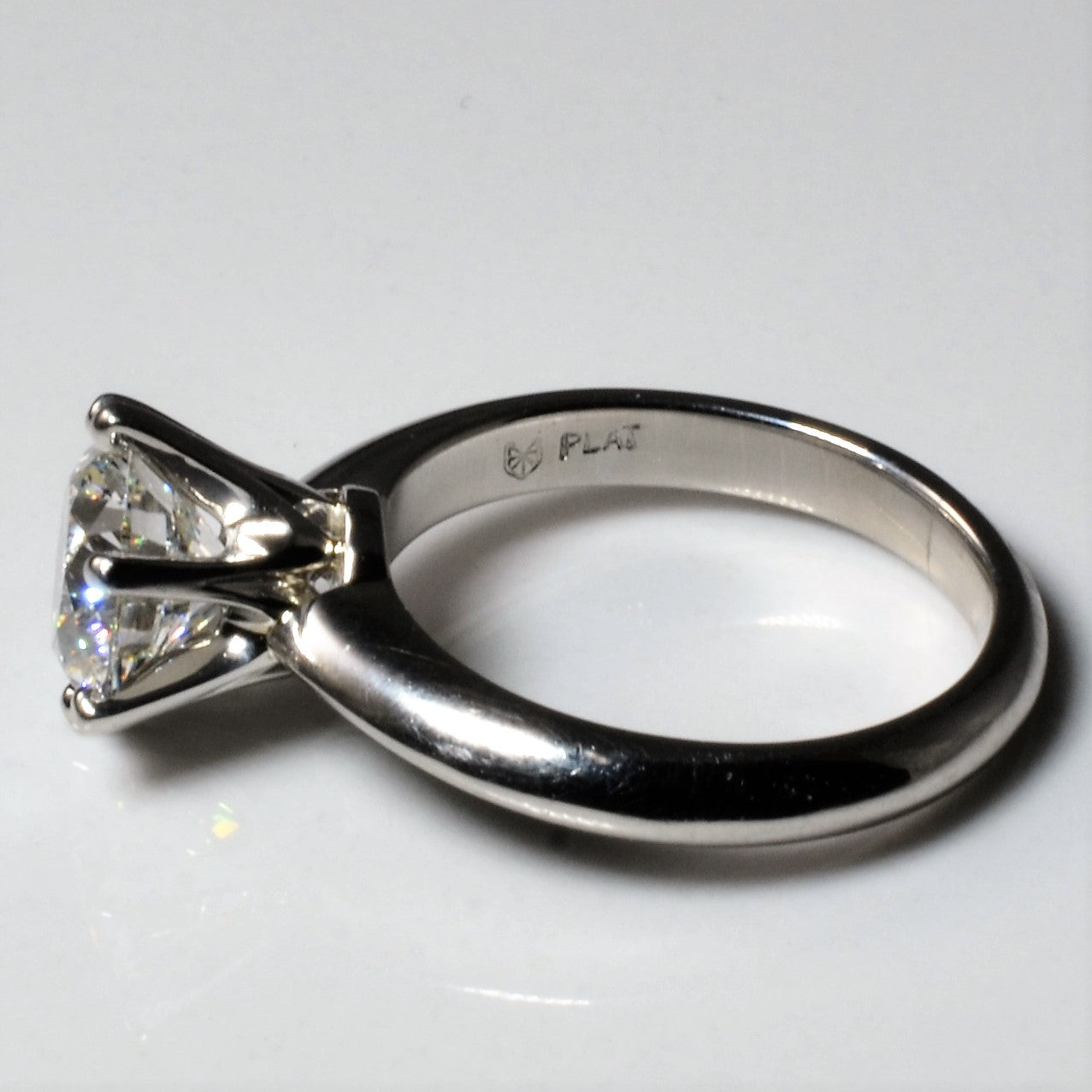 Six Prong Solitaire Diamond Engagement Ring | 1.68ct | SZ 4.25 |