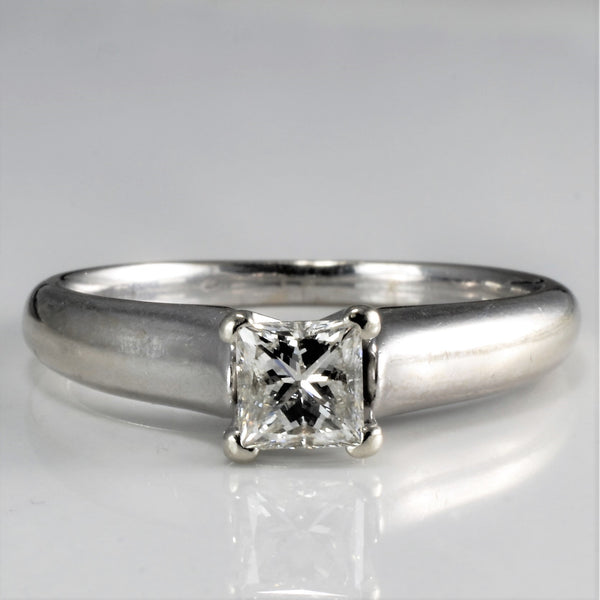 Solitaire Princess Diamond Engagement Ring | 0.57 ct, SZ 7.75 |
