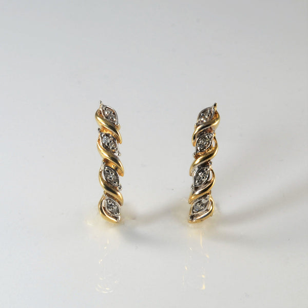 Cluster Diamond Earrings | 0.08ctw |