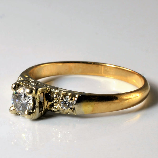 Three Stone Diamond Ring | 0.27ctw | SZ 7 |