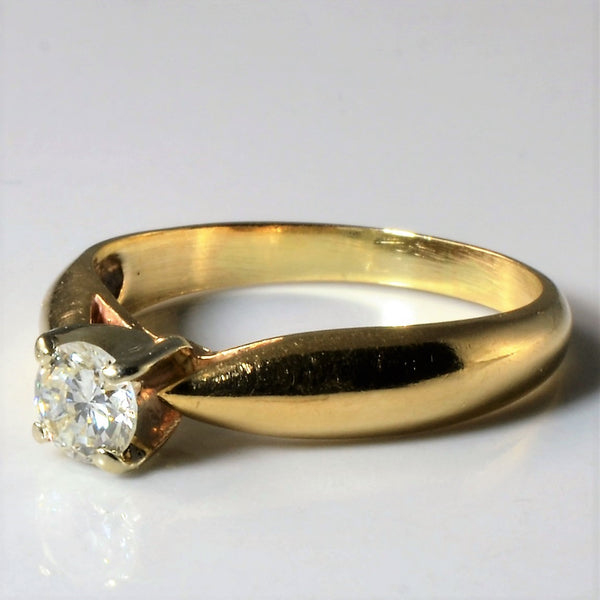 Solitaire Diamond Engagement Ring | 0.30ct | SZ 6.5 |