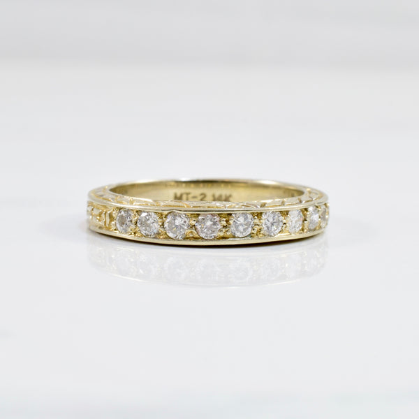 Retro Era Semi Eternity Diamond Band | 0.27 ctw SZ 5.5 |