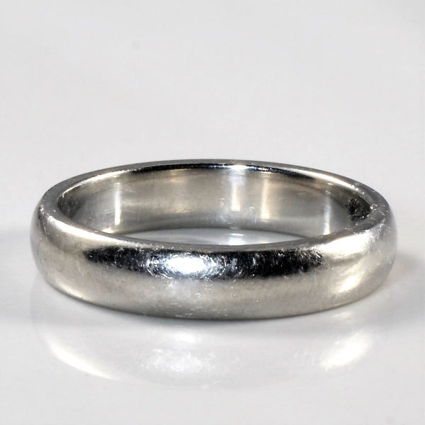 'Tiffany & Co.' Classic Platinum Wedding Band | SZ 9 |