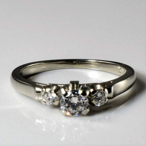 'Birks' Three Stone Diamond Ring | 0.31ctw | SZ 4.75 |