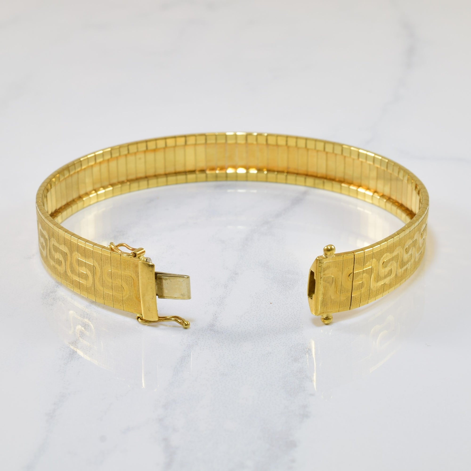 'Birks' 18k Yellow Gold Bracelet | 7.5