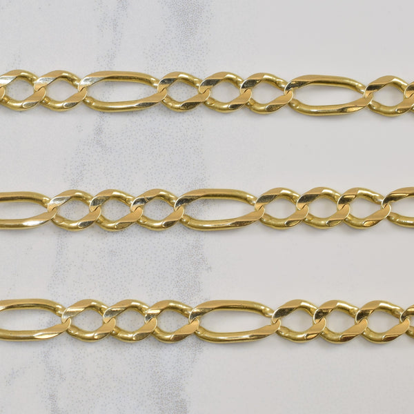 14k Yellow Gold Figaro Chain | 23.75