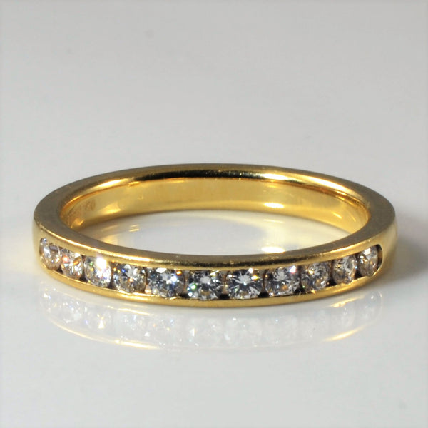 'Birks' Diamond Semi Eternity Band | 0.33ctw | SZ 6.5 |