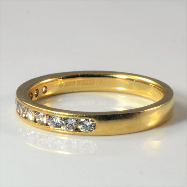 'Birks' Diamond Semi Eternity Band | 0.33ctw | SZ 6.5 |