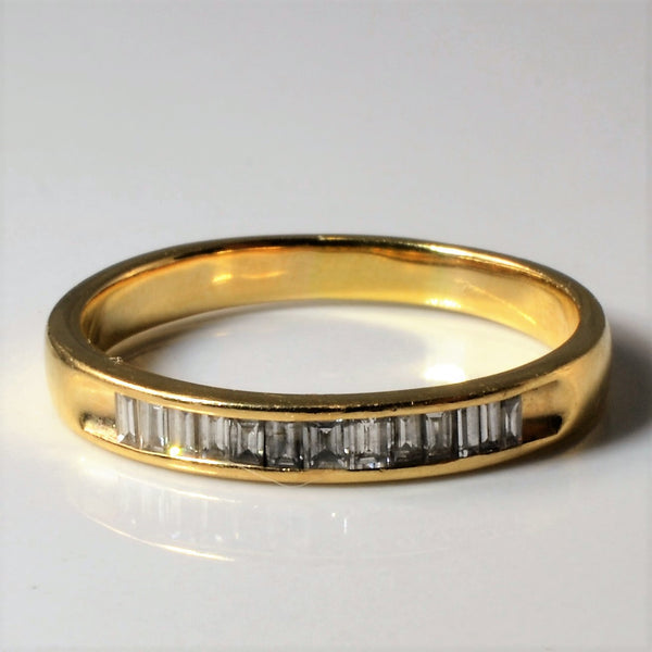 Channel Set Baguette Diamond Band | 0.26ctw | SZ 8.25 |