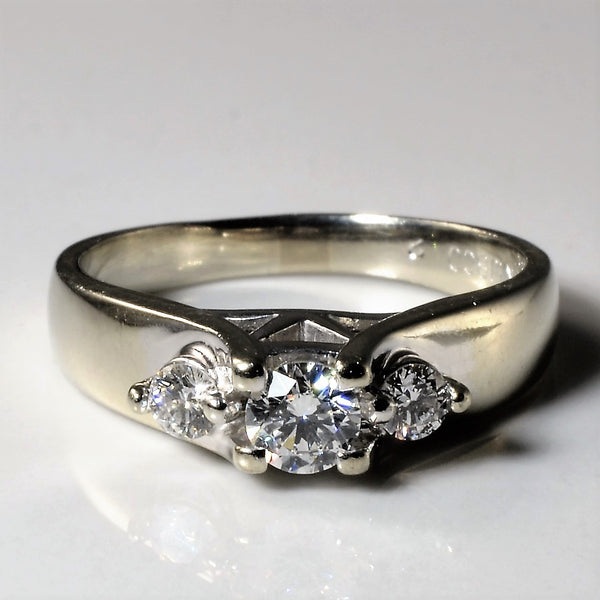 Three Stone Diamond Ring | 0.31ctw | SZ 5 |