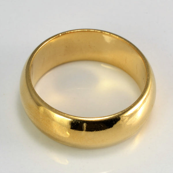 Plain Gold Wide Band | SZ 6.5 |