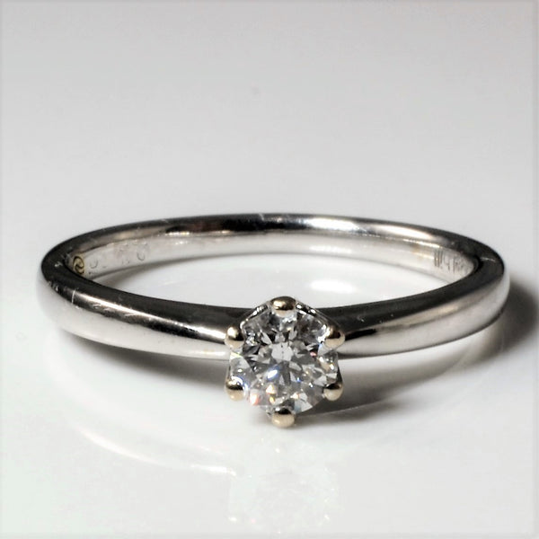 Solitaire Diamond Engagement Ring | 0.34ct | SZ 7 |