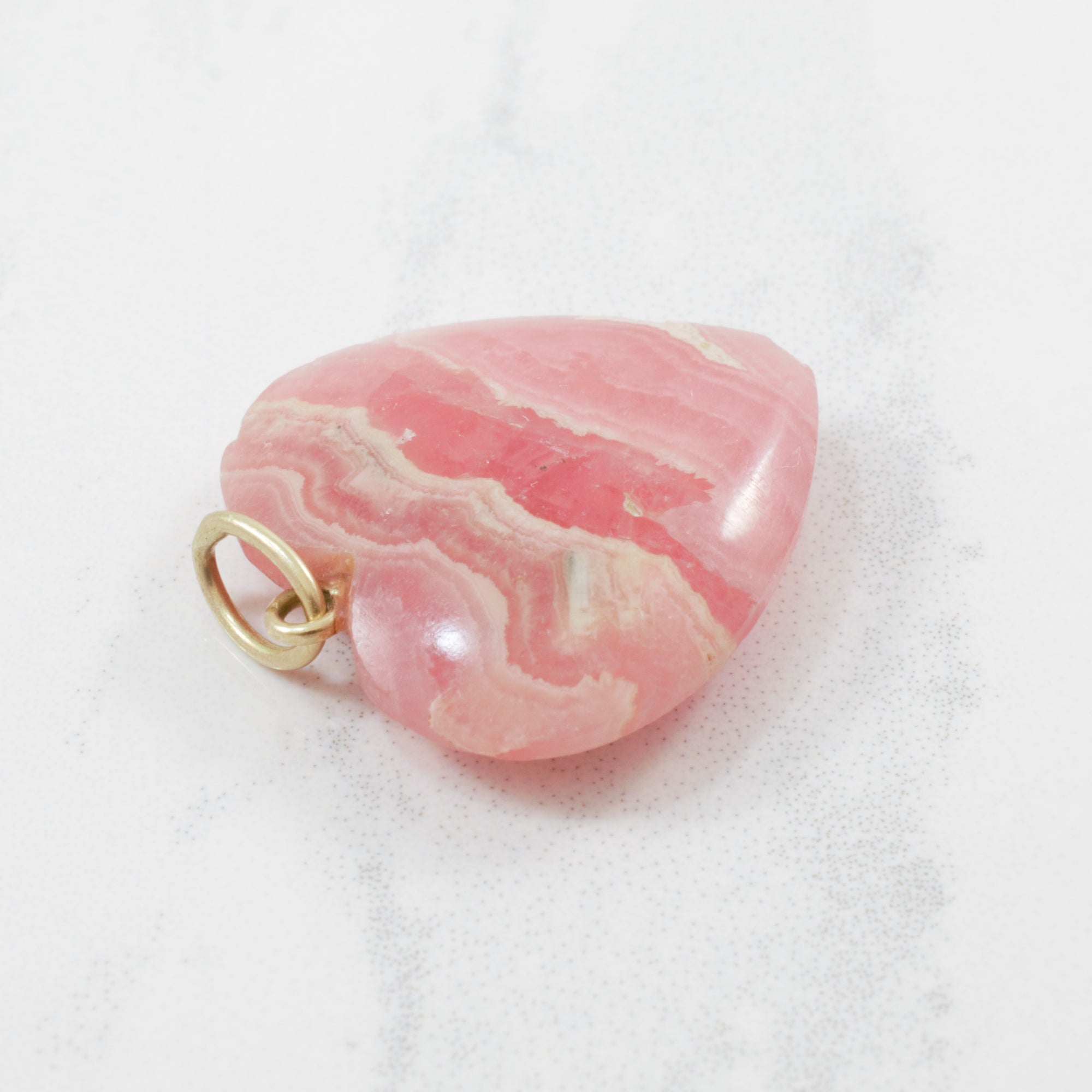 Heart Rhodochrosite Pendant