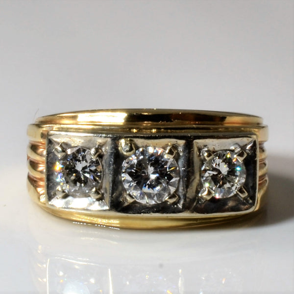 Three Stone Diamond Ring | 1.04ctw | SZ 8 |