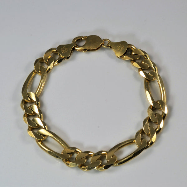 Heavy Figaro Chain Bracelet | 9