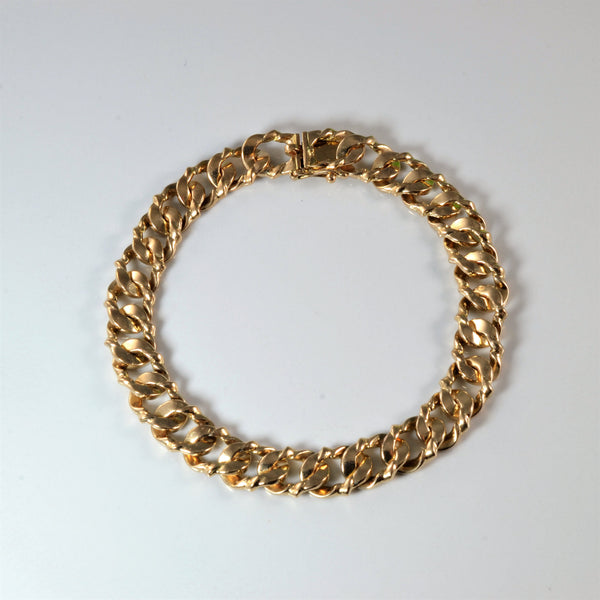 Curb Link Chain Bracelet | 8