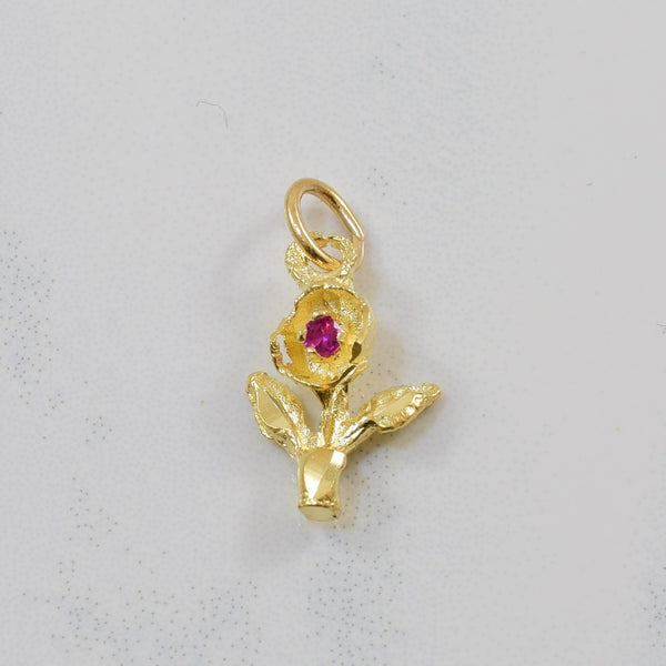 Ruby Rose Pendant | 0.03ct |