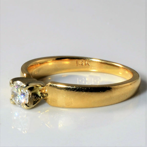 Solitaire Diamond Engagement Ring | 0.24ct | SZ 5.25 |