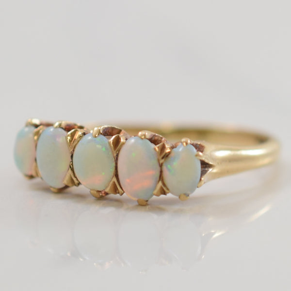 Five Stone Opal Ring | 0.65ctw | SZ 6.75 |