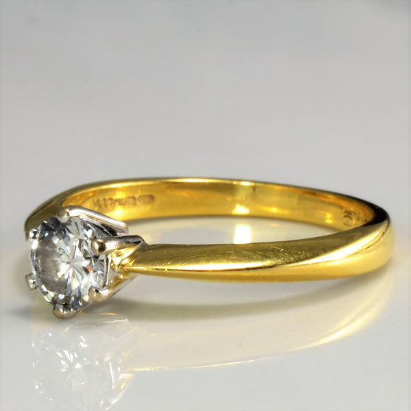 Six Prong Diamond Engagement Ring | 0.53 ct, SZ 7.5 |