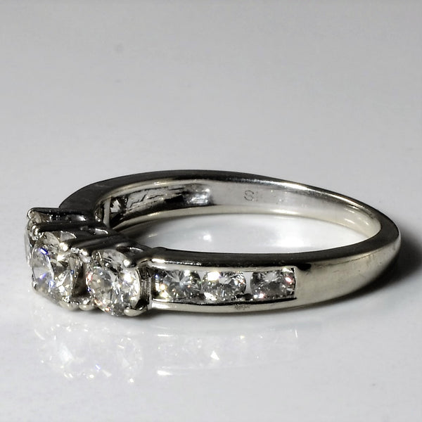 Three Stone Diamond Ring | 0.73ctw | SZ 5 |