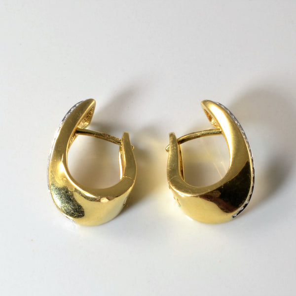 'Birks' Diamond Twist Earrings | 0.08ctw |