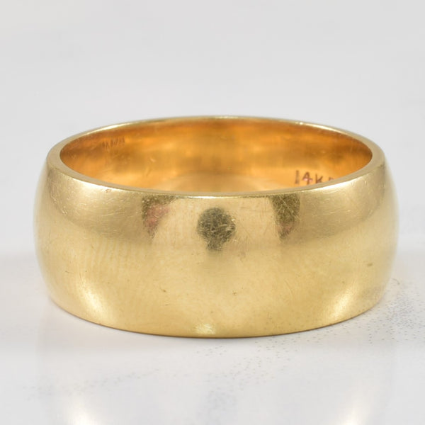 Yellow Gold Wide Band | SZ 7 |