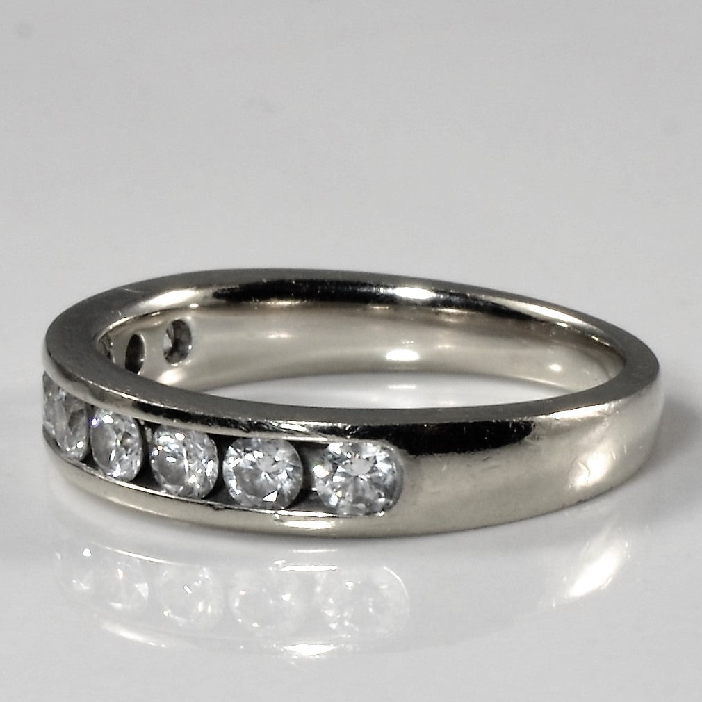 Channel Set Diamond Band | 0.50ctw | SZ 5 |