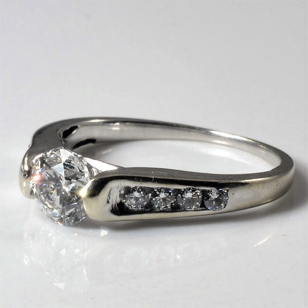 Tension Set Diamond Engagement Ring | 0.67ctw | SZ 5.25 |