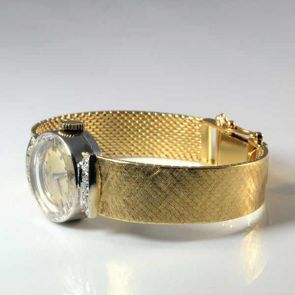 Omega Gold Diamond Watch | 0.30ctw | 5.5