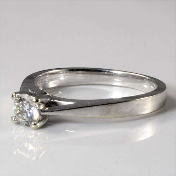 Solitaire Diamond Engagement Ring | 0.35ct | SZ 7 |