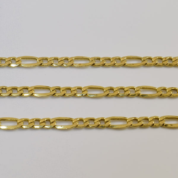 10k Yellow Gold Figarucci Chain | 24