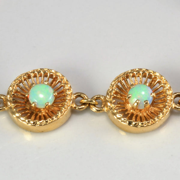 Vintage Opal Ladies Chain Bracelet | 7''|
