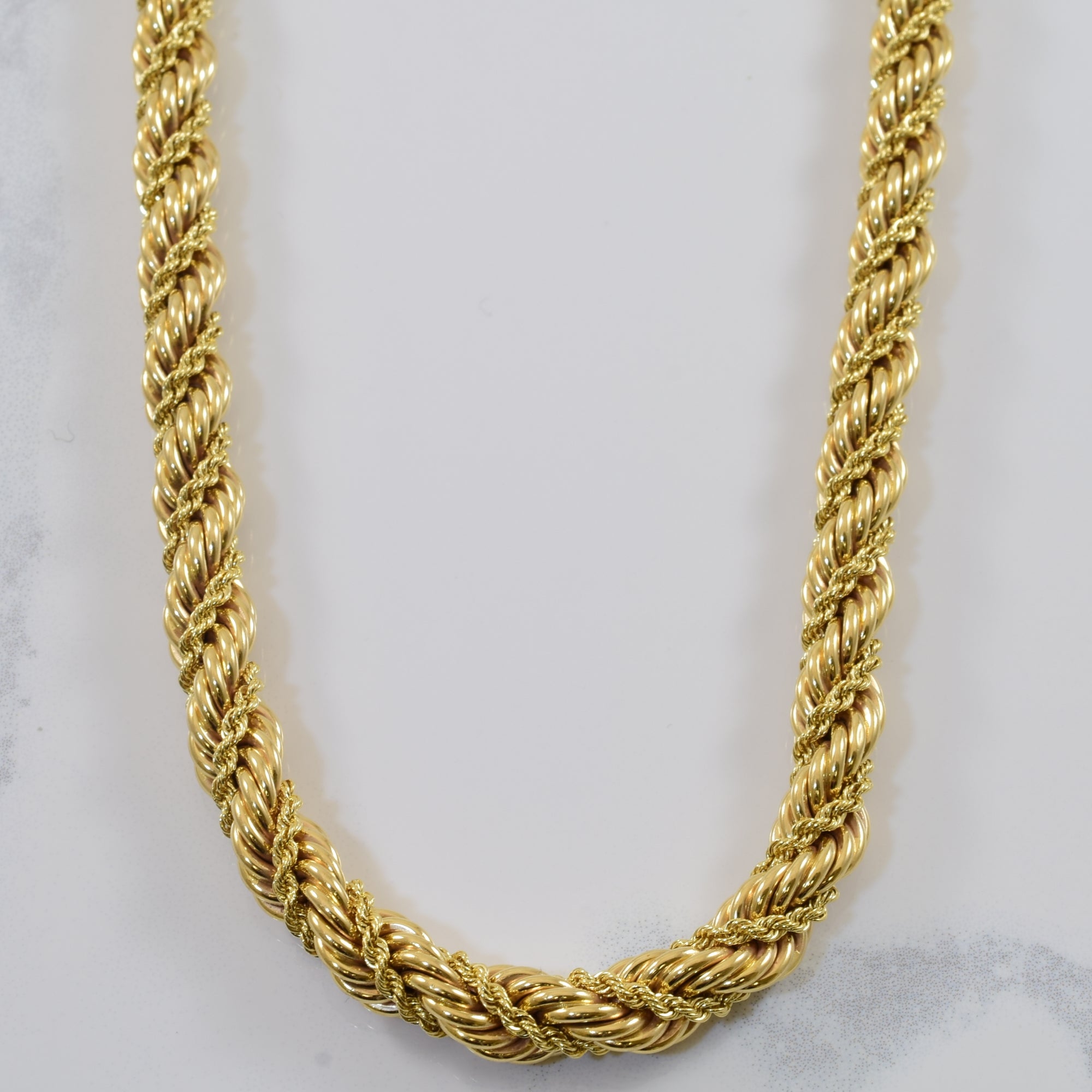 'Tiffany & Co.' Twisted Rope Chain & Bracelet |