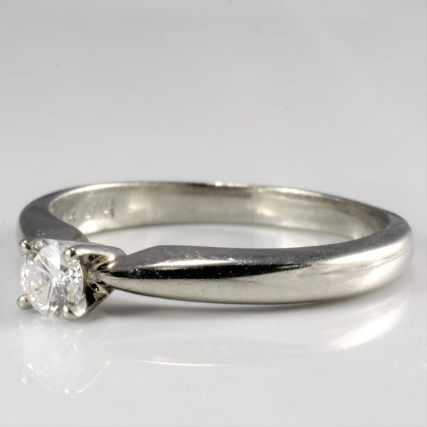 Petite Solitaire Diamond Ring | 0.14 ct, SZ 5 |