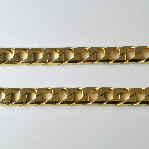 Yellow Gold Curb Link Chain | 8.5