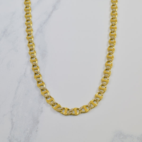 14k Yellow Gold Anchor Chain | 18